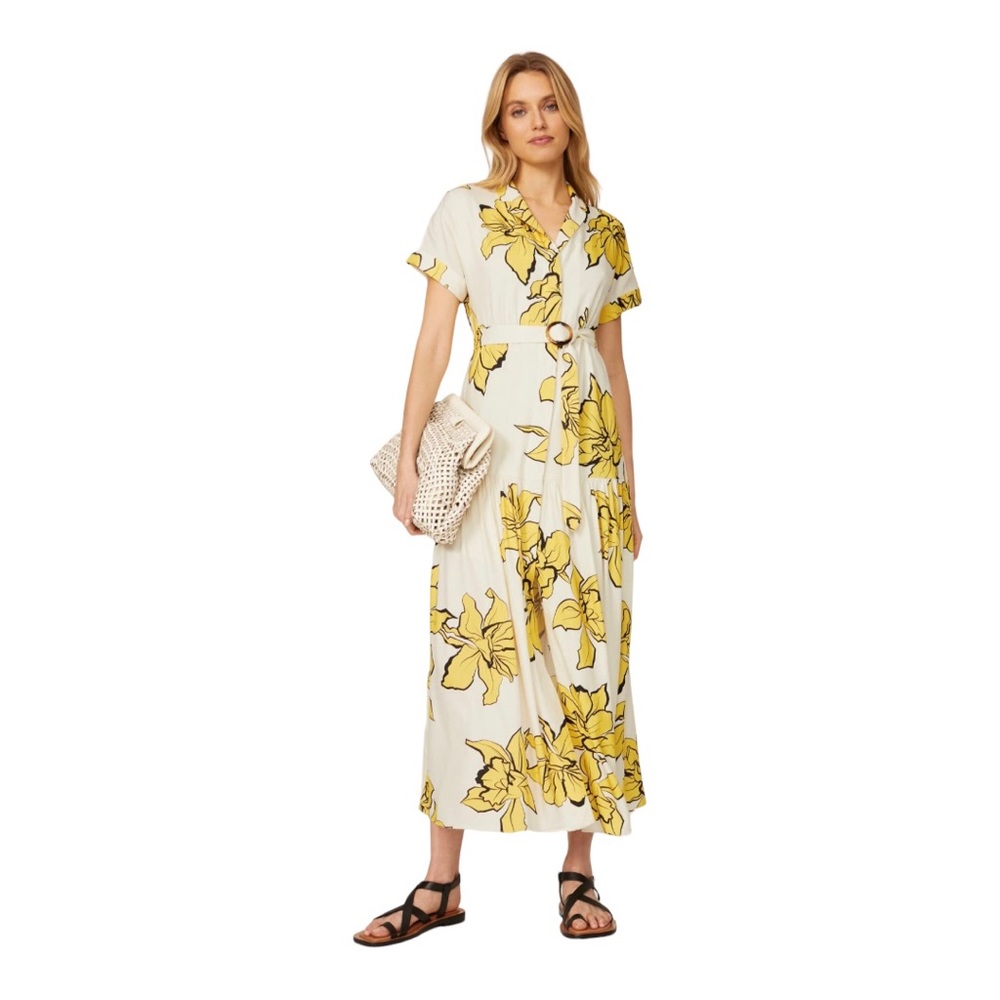 Slate & Willow Floral Maxi Dress Sz XL - Picture 2 of 6